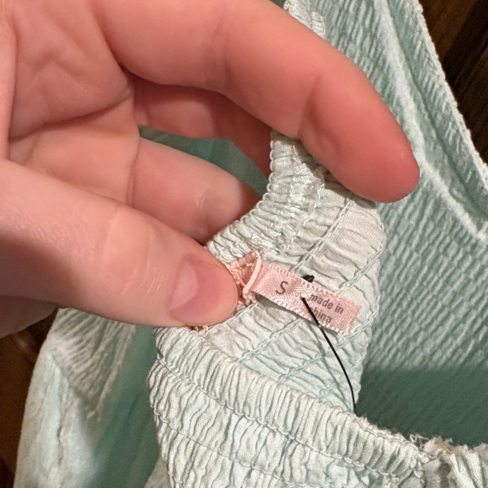 Francesca's Collections Light Green Ruffle Mini Dress - Picture 6 of 7